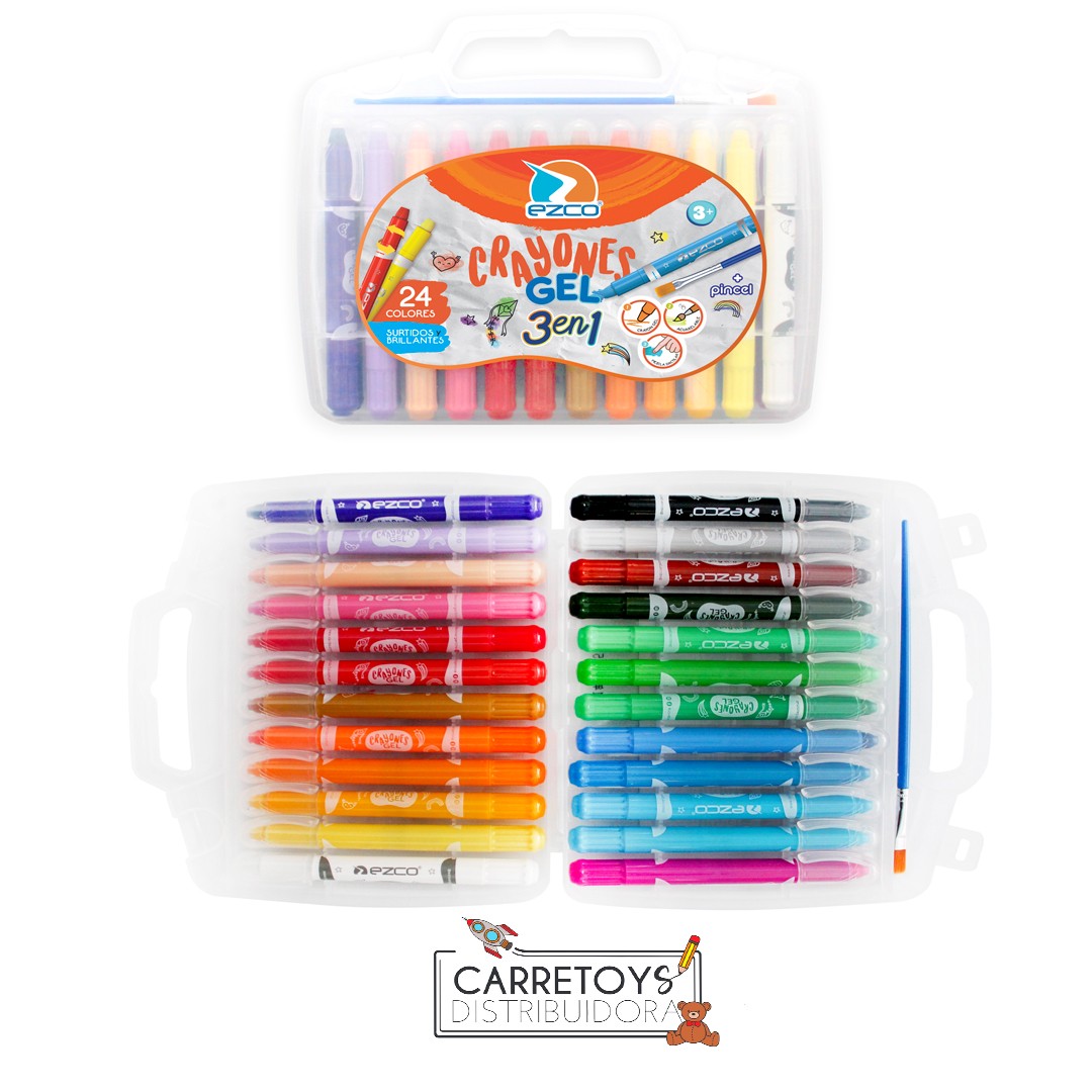 crayones-gel-x-24-ezco-2032