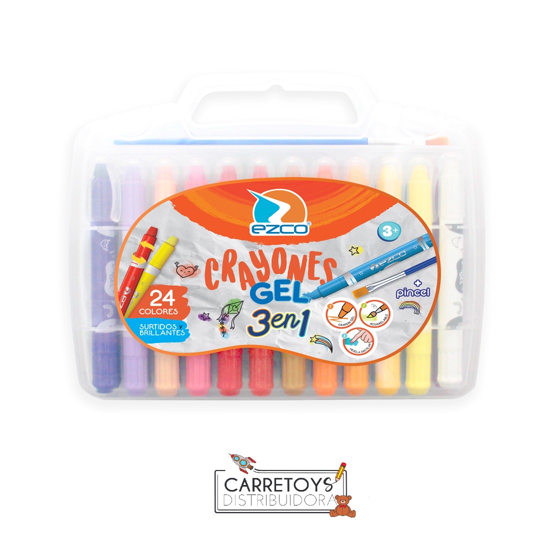 crayones-gel-x-24-ezco-2032