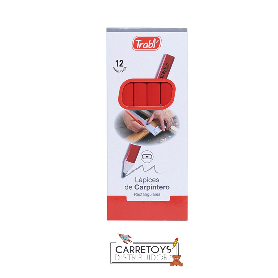 lapiz-carpintero-rojo-x12-trabi-2331