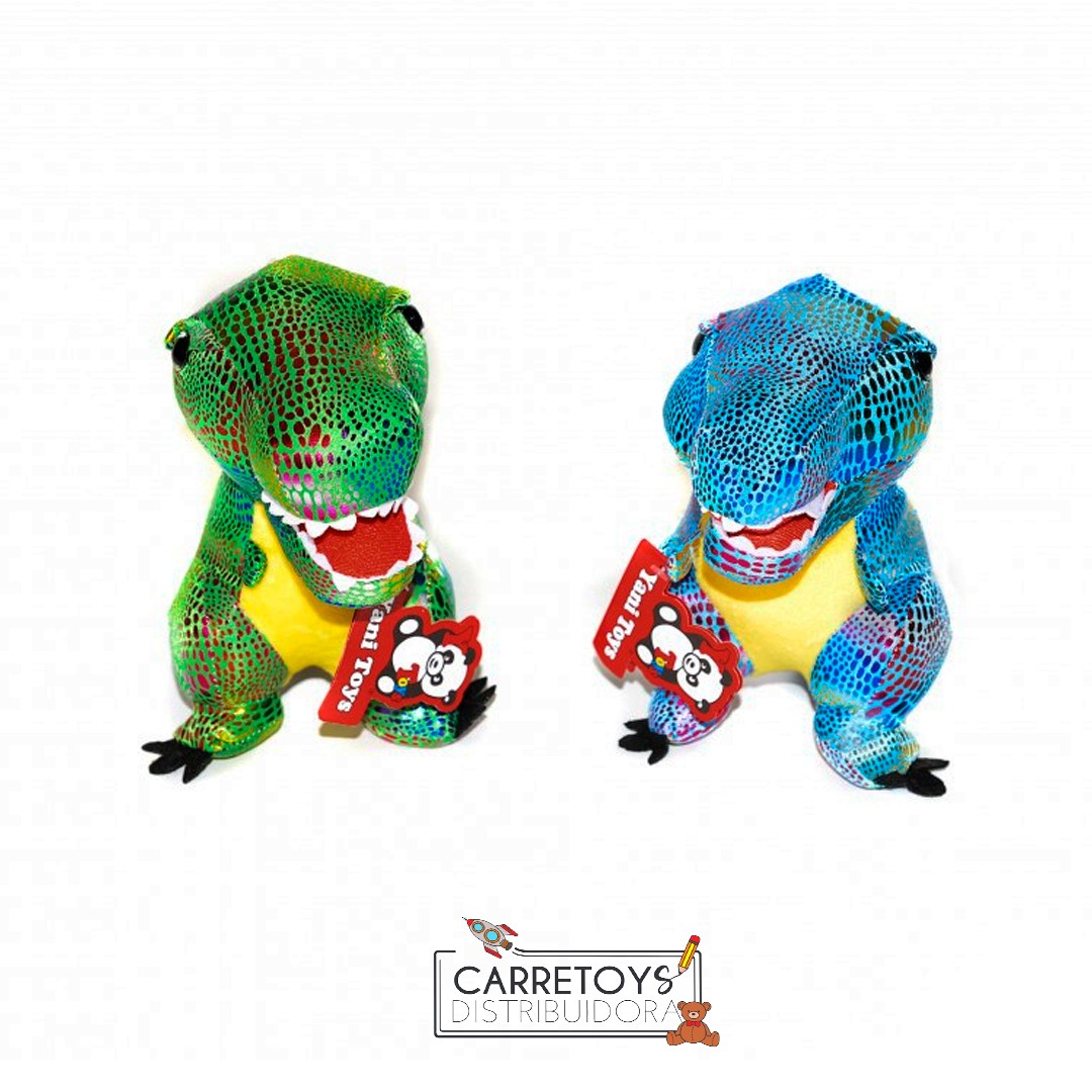 peluche-dino-rex-metalizado-19cm-yanitoys-2453