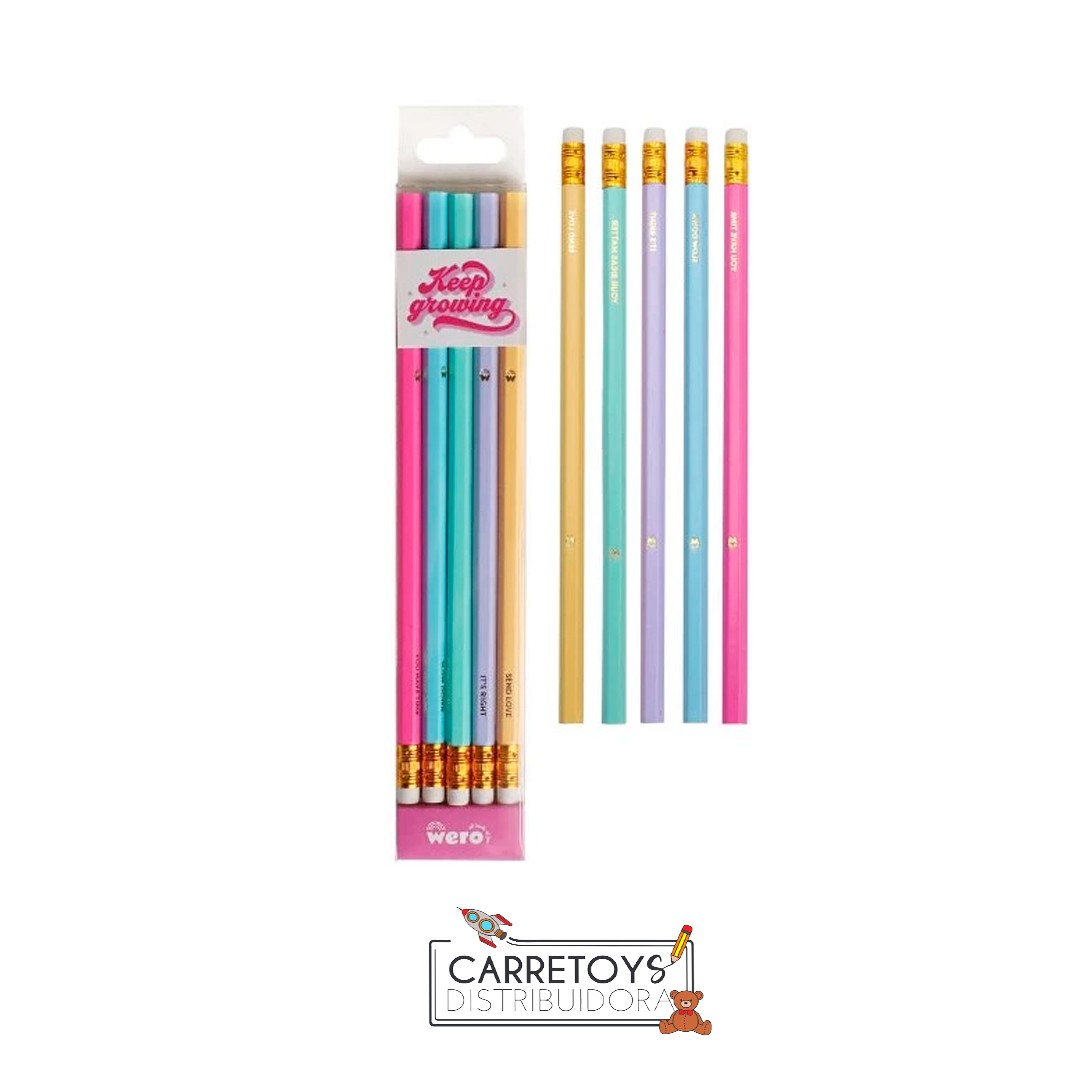 lapices-con-goma-pastel-set-x5-wero-2612
