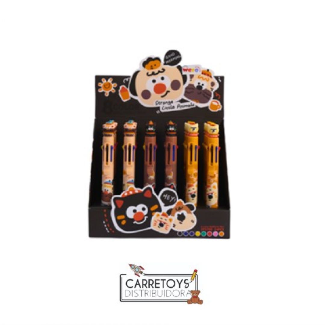 boligrafo-8-colores-little-animals-x24-wero-3330