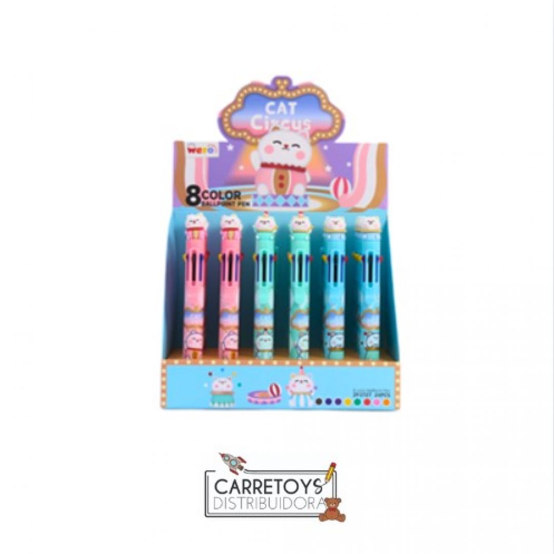 boligrafo-8-colores-cat-circus-x24-wero-3332