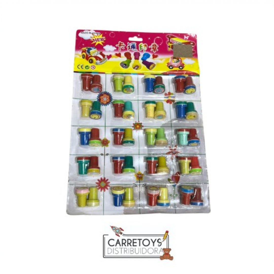 sellos-caritas-pack-x20-pares-importado-3682