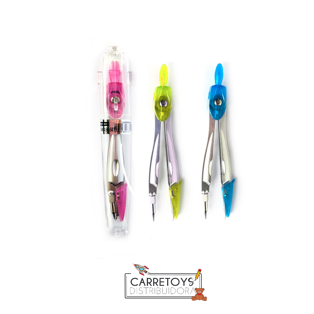 COMPAS METALICO X 6 SKY COLOR